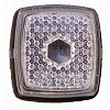 Breedtelicht wit 66x62 + reflector