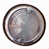 Breedtelicht wit 70mm + chrome rand 