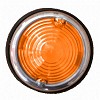Breedtelicht oranje 70mm + chrome rand 