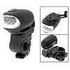 Hoofd- / fietslamp 3 LED`s Dynamo 