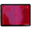 Reflector 55x38mm zelfklevend rood
