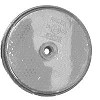 markerings rondje wit schroef 60 mm rond met E3 keur