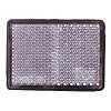 Reflector 55x38mm zelfklevend wit