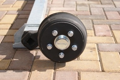 TORSIEAS 1400 kg geremd padmaat 1300 mm