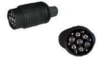 7/13 polig westcom stekker voor aanhanger/caravan