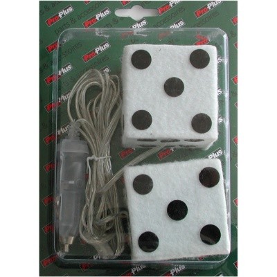 Dobbelstenen 24V Wit