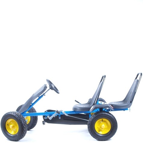 Skelter blauw dubbele zit  